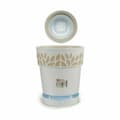 Miniatyrbillede 3 af 3: Selvvandende pot Stefanplast Cloe Hvid Plastik 29 x 29 x 29 cm (6 enheder)