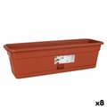 Miniatyrbillede 1 af 2: Planter med fad Dem Squares Rektangulær Brun 60 x 20 cm (8 enheder)