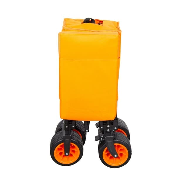 Multifunktionel vogn Aktive Orange Polyester PVC Stål 86 x 108 x 44 cm Foldbar Strand