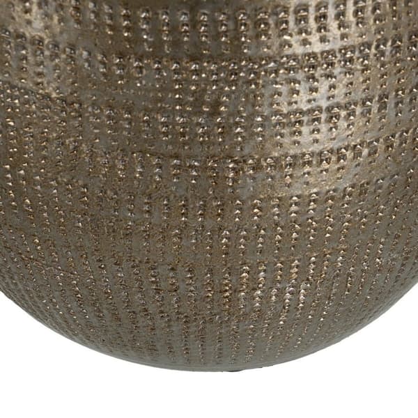 Urtepotte Metallic Keramik 31 x 31 x 51 cm