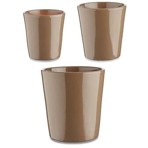 Krukset Ibergarden Cónica Ø 14 cm Ø 22 cm Ø 17 cm Plast 30 x 40 cm 3 Delar (3 Delar)