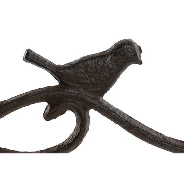 Vægstøtte til ophæng af urtepotter Home ESPRIT Jern 22,5 x 3,5 x 19 cm