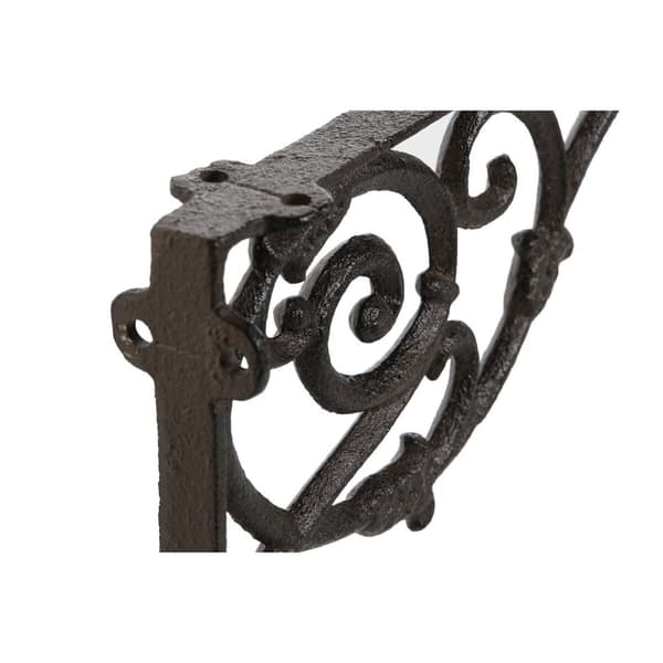 Urtepotteholder Home ESPRIT Mørkebrun Jern 24 x 3,2 x 15 cm