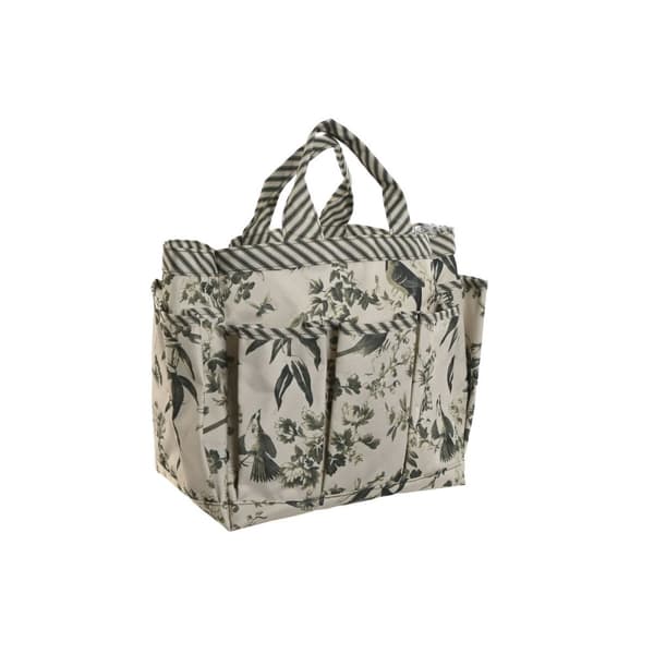 Verktygshållare Home ESPRIT Trädgård Korg Grön Beige 47 x 18 x 27 cm