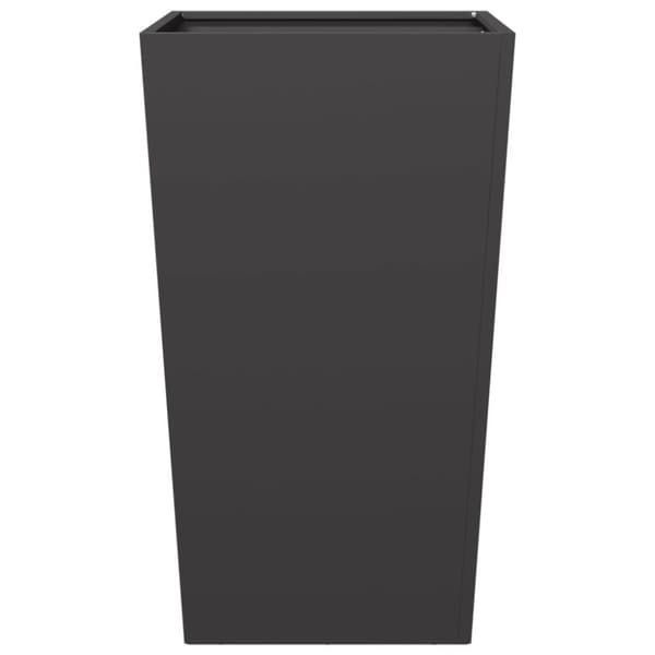 vidaXL Plantekasser 2 stk svart 45x45x75 cm stål