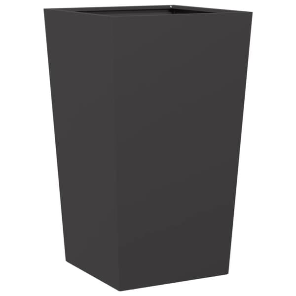 vidaXL Plantekasser 2 stk svart 45x45x75 cm stål