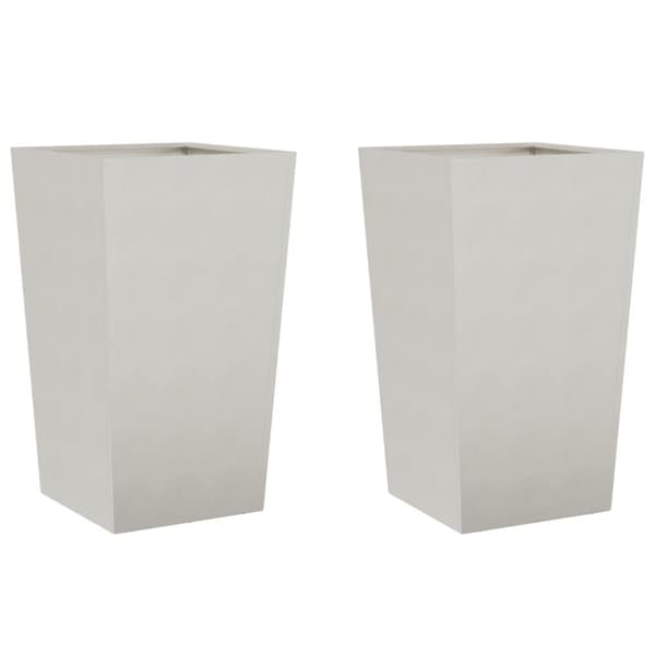 vidaXL plantekasser 2 stk. 45x45x75 cm rustfrit stål