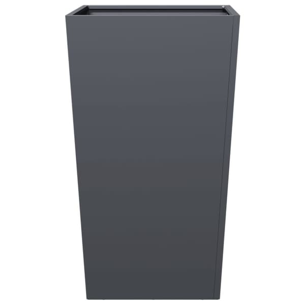 vidaXL plantekrukker 2 stk. 45x45x75 cm stål antracitgrå