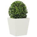 Miniatyrbilde 4 av 11: vidaXL Plantekasser hvit 40x40x40 cm stål