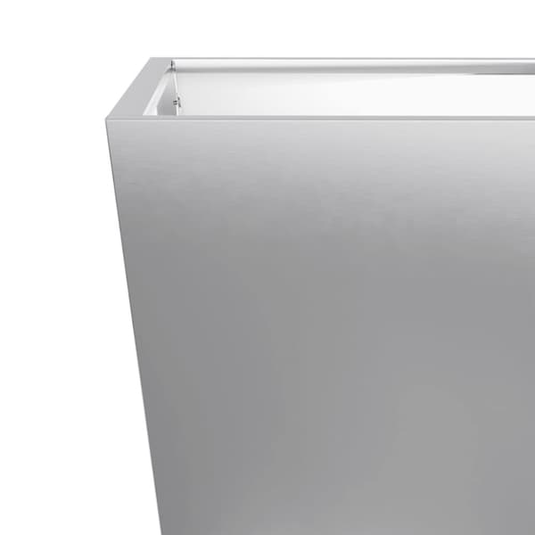 vidaXL Plantekasser 2 stk 40x40x40 cm galvanisert stål