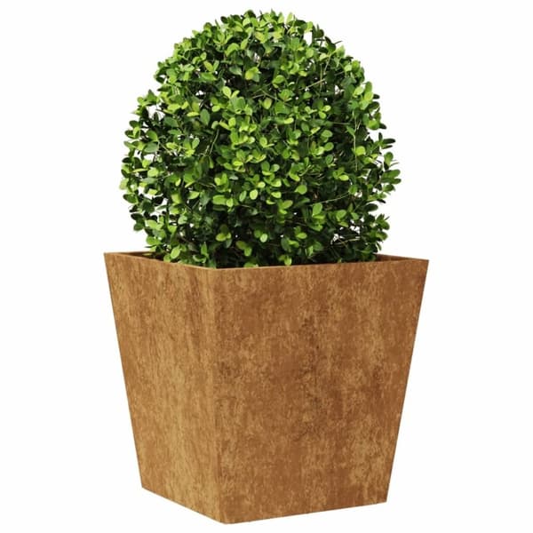 vidaXL Planteringskärl för trädgård 40x40x40 cm väderbeständigt stål