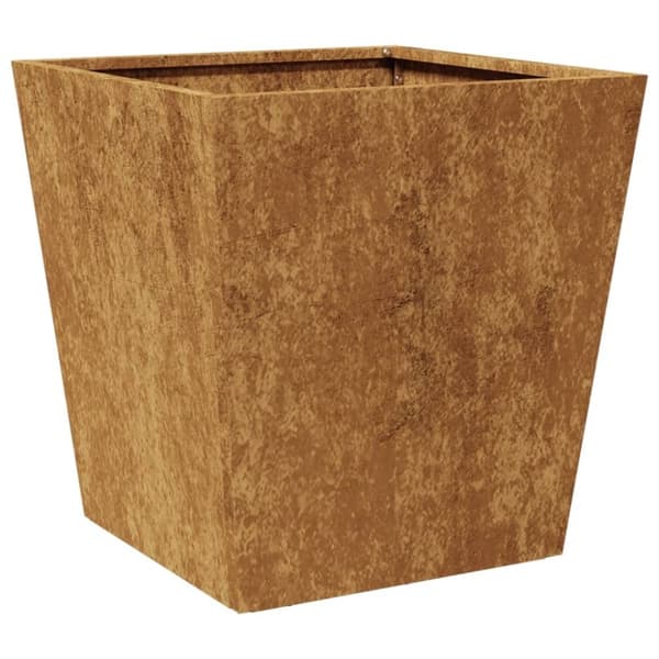 vidaXL Planteringskärl för trädgård 40x40x40 cm väderbeständigt stål