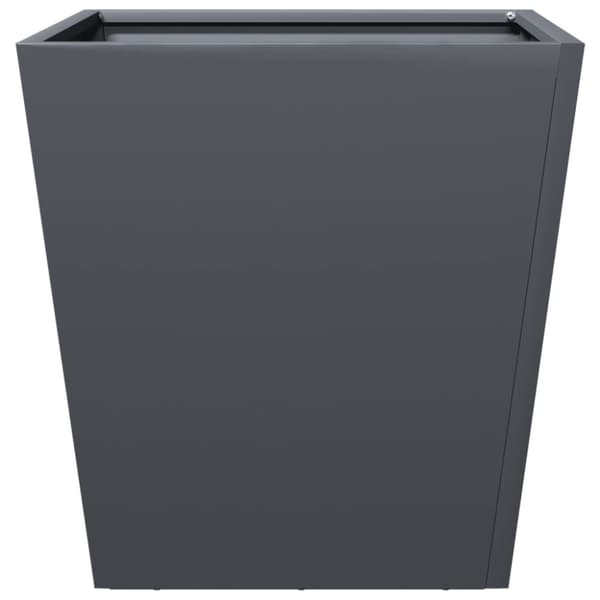 vidaXL Plantekasse antrasitt 40x40x40 cm stål