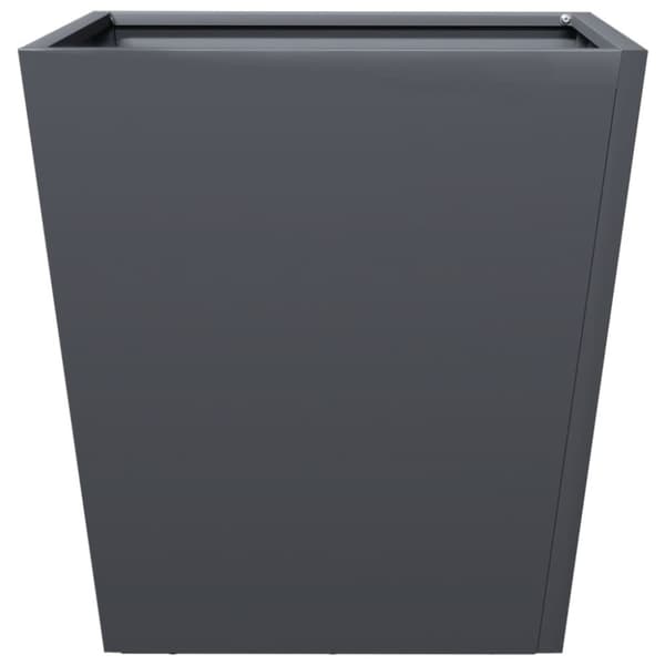 vidaXL Plantekasse antrasitt 40x40x40 cm stål