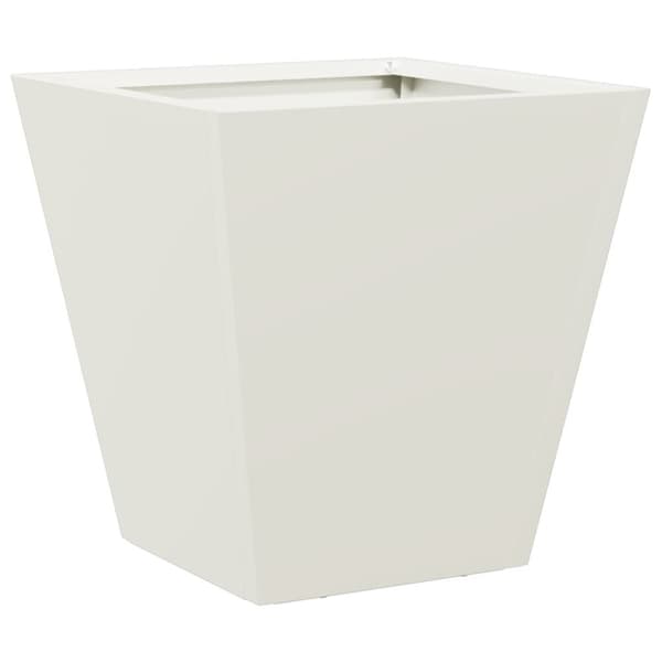 vidaXL plantekasser 2 stk. 30x30x30 cm stål hvid