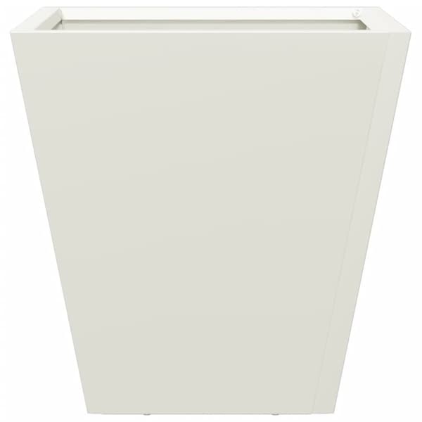vidaXL plantekasser 2 stk. 30x30x30 cm stål hvid