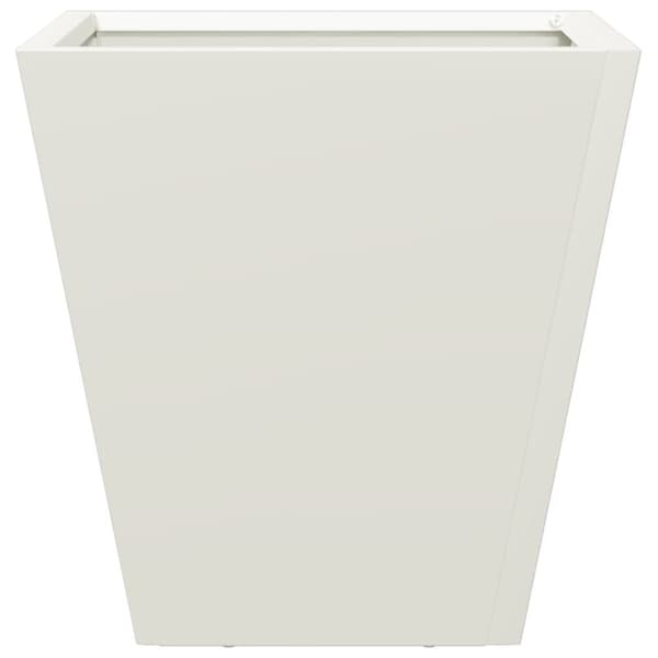 vidaXL plantekasser 2 stk. 30x30x30 cm stål hvid