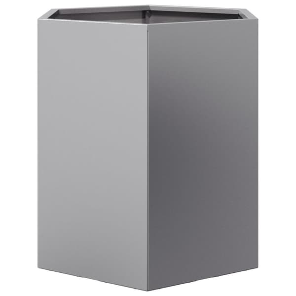 vidaXL Istutuskoneet 2 kpl kuusikulma 46x40x45 cm galvanoitu teräs
