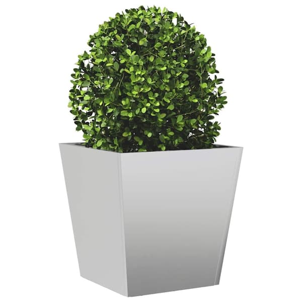 vidaXL Plantekasse 40x40x40 cm galvanisert stål