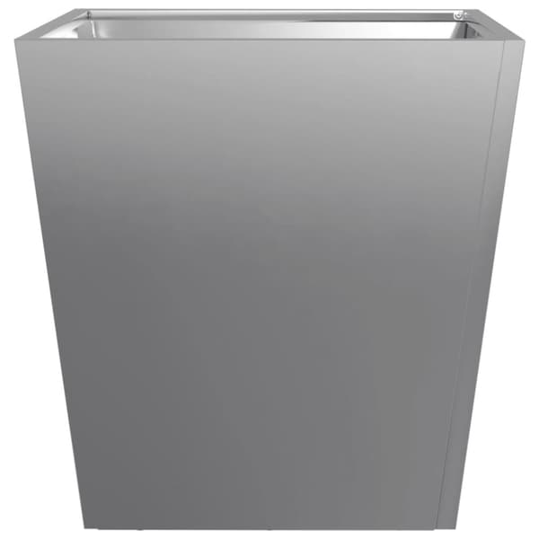 vidaXL Plantekasse 40x40x40 cm galvanisert stål