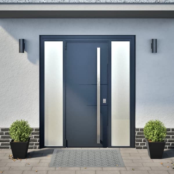vidaXL Plantekasser 2 stk svart 30x30x30 cm stål