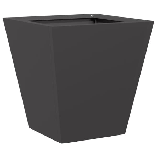 vidaXL Plantekasser 2 stk svart 30x30x30 cm stål