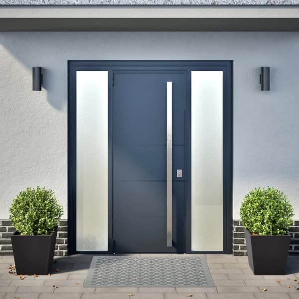 vidaXL Plantekasser 2 stk svart 40x40x40 cm stål