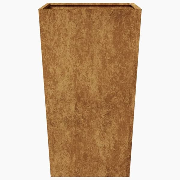 vidaXL Hageplantekar 45x45x75 cm oksidert stål