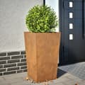 Miniatyrbilde 2 av 11: vidaXL Hageplantekar 45x45x75 cm oksidert stål