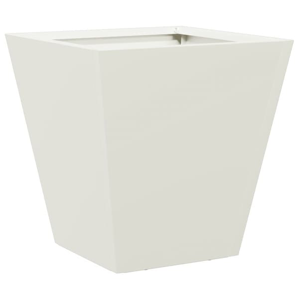 vidaXL plantekasse 30x30x30 cm stål hvid