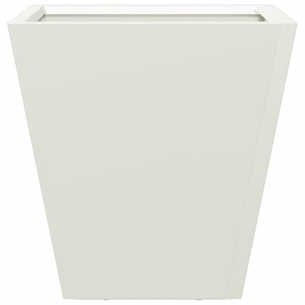vidaXL plantekasse 30x30x30 cm stål hvid