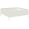 Miniatyrbillede 3 af 11: vidaXL højbed 100x100x25 cm stål hvid