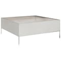 Pikkukuva 3 / 11: vidaXL Korotettu kukkalaatikko 100x100x25 cm ruostumaton teräs