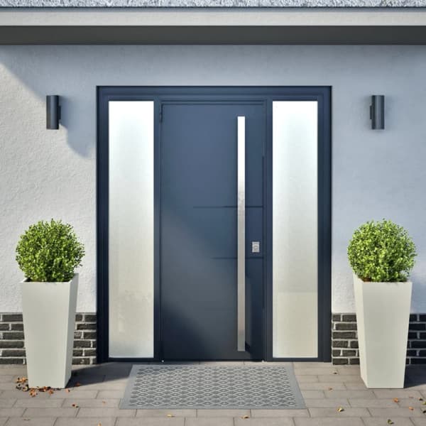 vidaXL plantekrukker 2 stk. 35x35x75 cm stål hvid