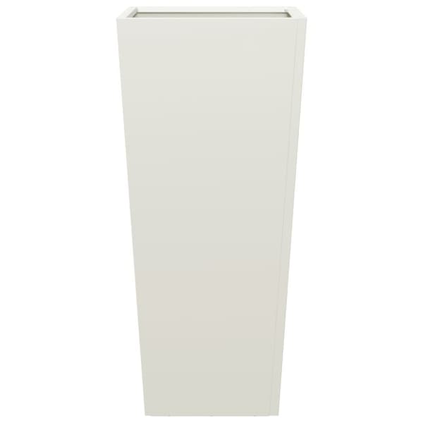 vidaXL plantekrukker 2 stk. 35x35x75 cm stål hvid
