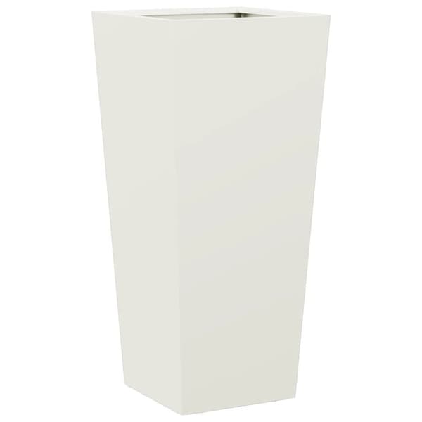 vidaXL plantekrukker 2 stk. 35x35x75 cm stål hvid