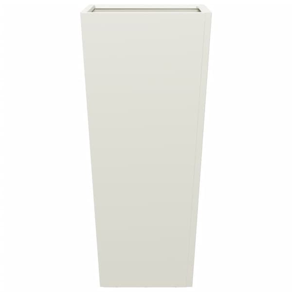 vidaXL plantekrukker 2 stk. 35x35x75 cm stål hvid
