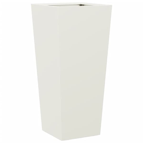 vidaXL plantekrukker 2 stk. 35x35x75 cm stål hvid
