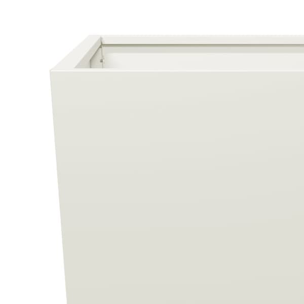 vidaXL plantekrukker 2 stk. 35x35x75 cm stål hvid