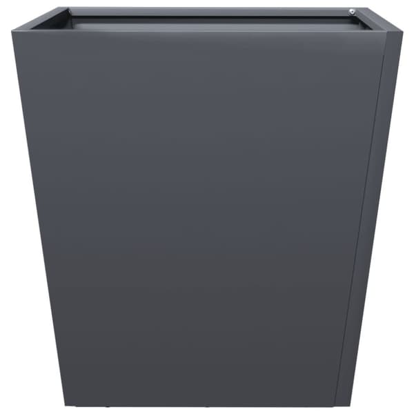 vidaXL Plantekasser 2 stk antrasitt 40x40x40 cm stål