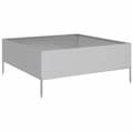 Miniatyrbilde 3 av 11: vidaXL Høybed 100x100x25 cm galvanisert stål