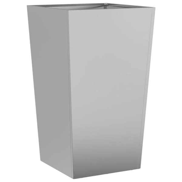 vidaXL Plantekasse 45x45x75 cm galvanisert stål