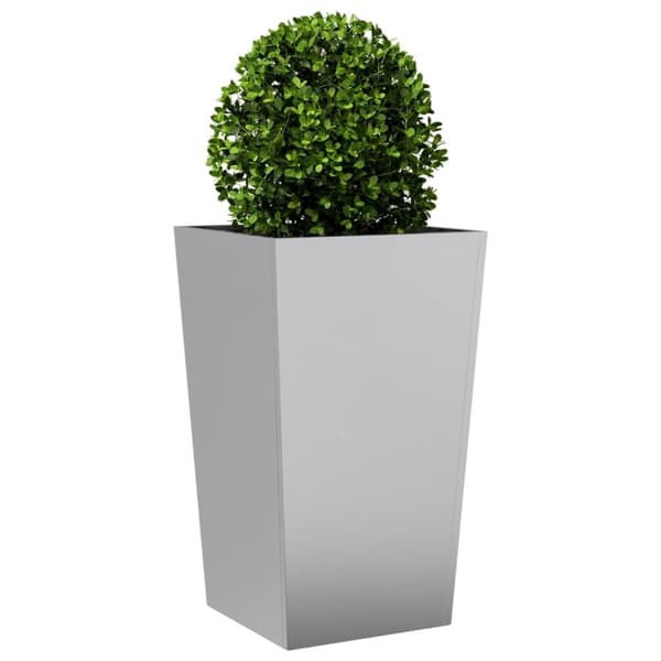 vidaXL Plantekasse 45x45x75 cm galvanisert stål
