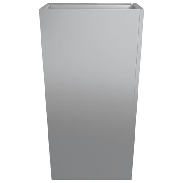 vidaXL Plantekasse 45x45x75 cm galvanisert stål