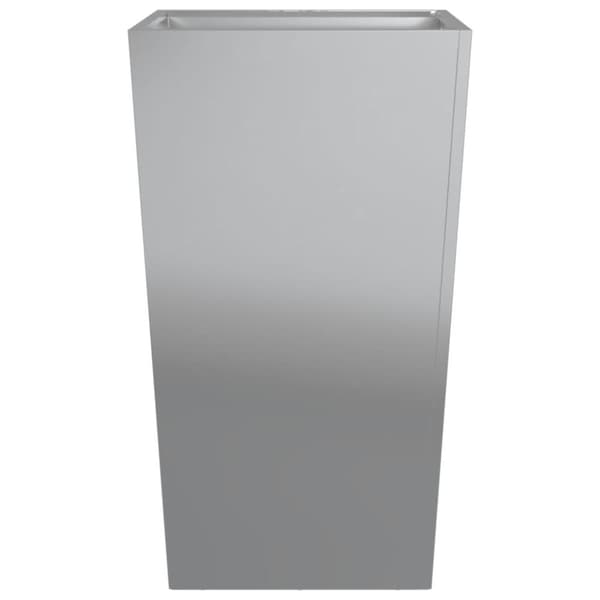 vidaXL Plantekasse 45x45x75 cm galvanisert stål