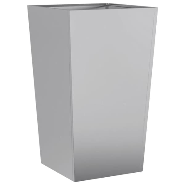 vidaXL Plantekasse 45x45x75 cm galvanisert stål