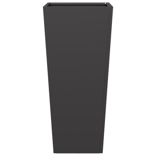 vidaXL Plantekasse svart 35x35x75 cm stål