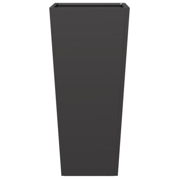 vidaXL Plantekasse svart 35x35x75 cm stål