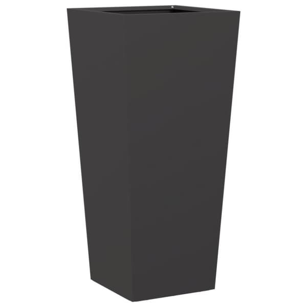 vidaXL Plantekasse svart 35x35x75 cm stål