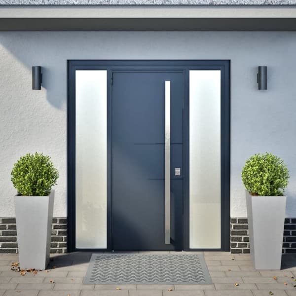 vidaXL plantekrukker 2 stk. 35x35x75 cm galvaniseret stål